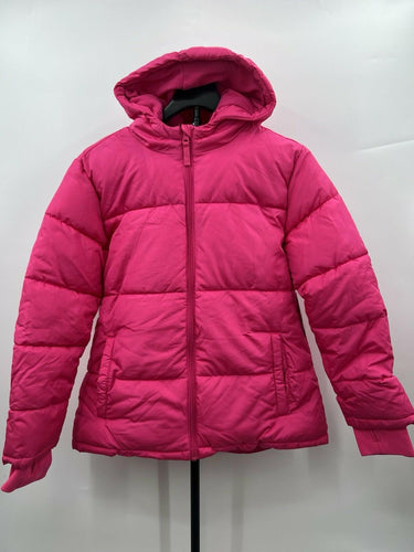 Thereabouts Puffer Jacket Womens Plus Cheerful Pink Hooded Warm Water Resist XL Thereabouts