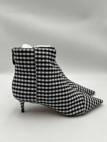 Alexandre Birman Kittie Bootie Fab Gingham Ankle Boots Womens 11.5 / 42 Alexandre Birman
