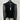Heartloom Nia Woman’s Black Top ribbed knit Sheer Sleeves Mock Neck Size M M & M