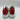 Men’s Alexander McQueen Oversized Sneakers In white leathe Red Suede Size 45 Alexander McQueen
