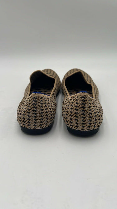 Women’s Rothy's The Loafer Gold Houndstooth Slip On Flats Size 5 Rothy's