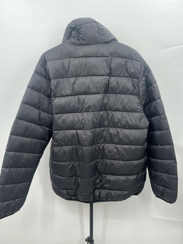 Reebok Black Hooded Puffer Jacket Size L