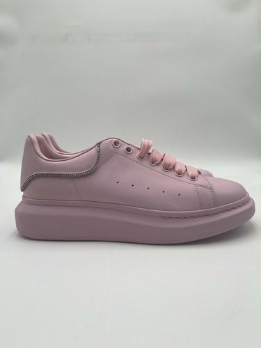 Men’s Alexander McQueen Oversized Zipper Sneaker Tooth in pink Leather Size 42 Alexander McQueen