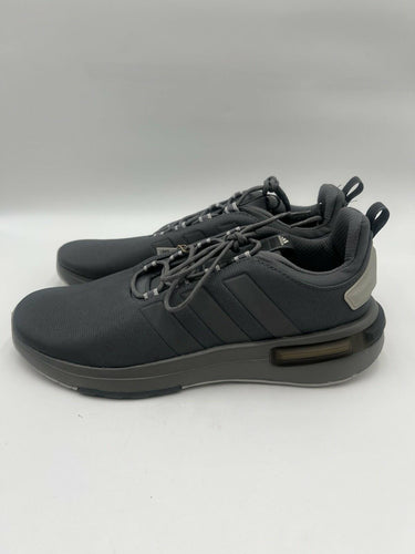 Adidas Carbon Gray Racer TR23 Running Shoes 3 Stripe Mens Size 13