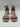 Kelly & Katie Marybel Block Heel Sandals Nude Textile Upper Adjustable Size 6.5M Kelly