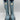 Idyllwind Wildwest Western Boot Blue Womens Size 7.5 B Idyllwind