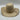 Resistol Two Tone Straw Cowboy Hat Open Crown Wide Flat Brim Long Oval 6 3/4 Resistol