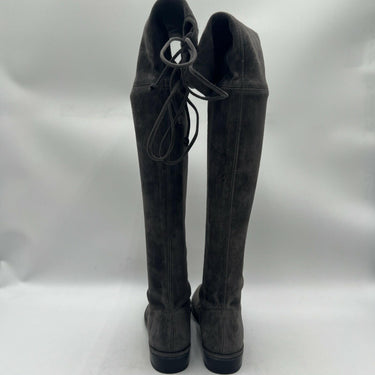 Women’s Stuart Weitzman The Lowland Gray Suede Over-The-Knee Boots Size 4M Stuart Weitzman
