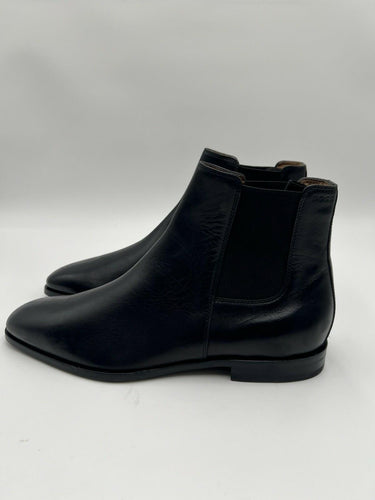Men’s BOSS Lisbon black leather Chelsea boots Size 7.5