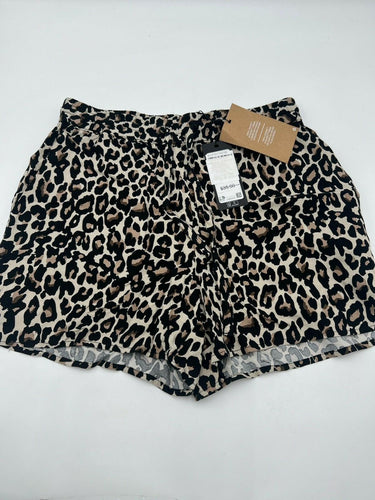 Vero Moda Shorts Leopard Print Elastic Waist Flowy Boho NWT - S VERO MODA