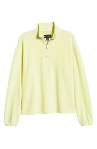 BP. + Wildfang Quarter Zip Mock Neck Corduroy Pullover Green Luminary Size 3X BP. + Wildfang