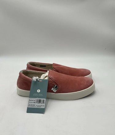 Revitalign Boardwalk Lea Blush Suede Slip On Sneaker Womens SIZE 9.5 B M Revitalign