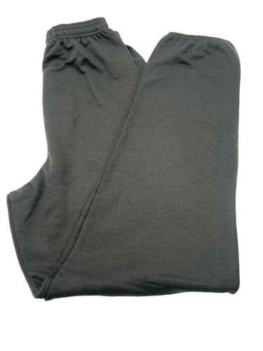 Hanes EcoSmart Black Sweatpants Fleece Joggers Drawstring Pockets Mens S Hanes