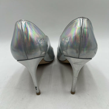 Women’s Stuart Weitzman Stuart 100 Scallop Iridescent Faux Leather Pumps 7.5B Stuart Weitzman