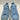 Alexander McQueen Men's 'Oversized' Low-top Sneakers in baby blue suede Size 44 Alexander McQueen