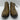 Sugar Brown Faux Leather Double Zipper Low Heel Ankle Booties Womens 10 Sugar