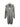 Stitchdrop gray ribbed knit Woman’s dress hooded neckline long sleeves
