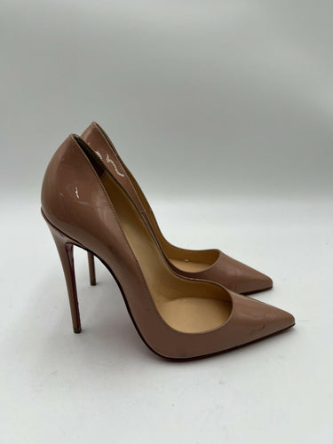 Christian Louboutin So Kate 120 patent leather pumps in nude blush Size 37 Christian Louboutin