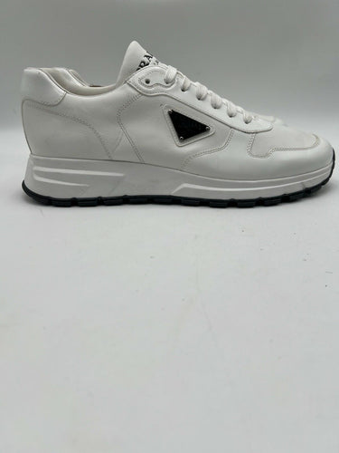Men’s Prada Prax 01 brushed leather sneakers in Avorio Size 11.5UK PRADA