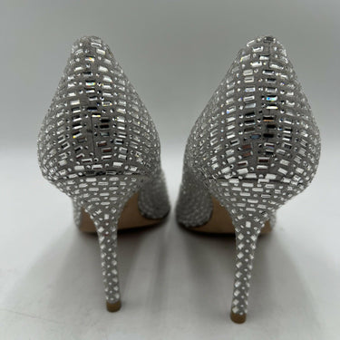 Women’s Stuart Weitzman crystal-embellished pointed-toe stiletto pump Size 8.5B Stuart Weitzman