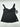 TYR Woman’s black Durafast Elite Solid Twisted Bra Tankini Top Padded Size 6 TYR