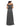 Xscape Womens Metallic Ruffled Evening Dress Black 6 Xscape