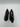 Gianvito Rossi Divine 105 ruffled tulle Black Leather Point Toe Heels Size 39.5 GIANVITO ROSSI
