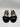 Gianvito Rossi black suede Gold Chain block-heel sandals Size 35 GIANVITO ROSSI
