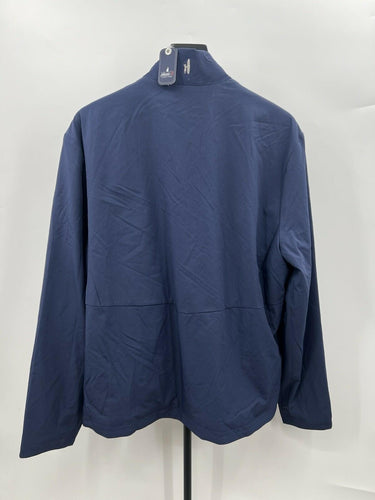 Johnnie-O Navy Orange Sherpa Jacket Size M