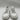 Valentino by Mario Valentino Ronald Logo Leather Sneakers White Sliver Size 13 Valentino by Mario Valentino