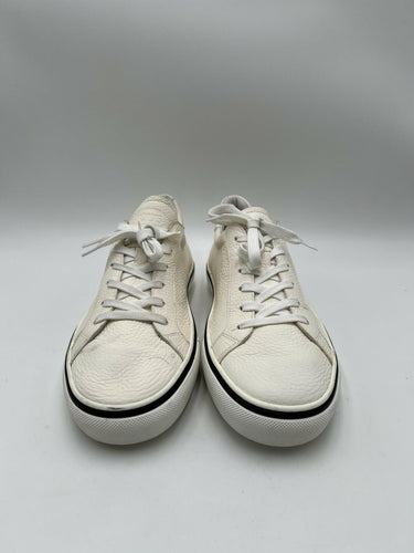 Tod's Men's Casetta Low Top Sneakers White textured leather Size 9 UK