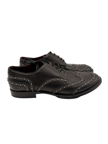 Men’s Dolce & Gabbana black leather derby dress shoes Size 8.5UK Dolce & Gabbana