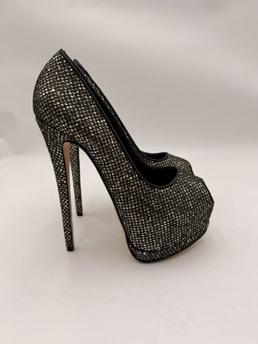 Women’s GIUSEPPE ZANOTTI Sharon 115mm Pl.Raso Gold Size 36 Giuseppe Zanotti