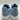 Alexander McQueen Men's 'Oversized' Low-top Sneakers in baby blue suede Size 44 Alexander McQueen