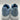 Alexander McQueen Men's 'Oversized' Low-top Sneakers in baby blue suede Size 44 Alexander McQueen