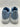 Alexander McQueen Men's 'Oversized' Low-top Sneakers in baby blue suede Size 44 Alexander McQueen