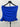 Raisins Curve Tankini Top Womens Royal Blue Ruched Ruffle Flounce Swim 16W