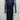 Alex Evenings Dress Dark Navy Pearl Beaded Sleeve Twist Front Gown 6 Alex Evenings