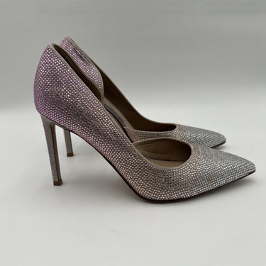 Womens Mix No. 6 Gradient Rhinestone Pointed Toe DOrsay High Heels Size 9 Mix No. 6