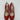 Gianvito Rossi Mary Ribbon block heel pump in tabasco red patent leathe Size 37 GIANVITO ROSSI