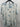 7 For All Mankind T-Shirt Blue White Tie Dye V-Neck Oversized Boxy NWT S
