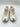 GUCCI Run GG White/Beige Leather Low Top Sneakers UK Size 6 Gucci
