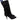 Women’s Valentino Garavani black suede bow booties high stiletto heel Size 38.5 Valentino
