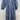 Free People Blue Eyelet Smocked Maxi Dress Square Neck Puff Sleeve Boho Size S Free People