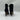 Valentino Garavani Rockstud black suede point toe side zip up ankle boot Size 35 Valentino