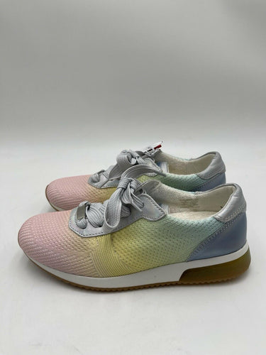 Women’s Ara Leigh lace-up woven stretch sneaker Size 7.5