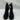 Kate Spade Merigue Knit Combat Boots Black Lace Up Ankle Bootie Womens SIZE 9 kate spade new york