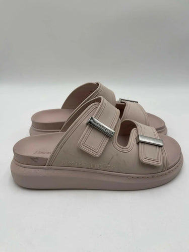Alexander McQueen Hybrid rubber slide sandals in the 'Tea Rose' Size 39 Alexander McQueen