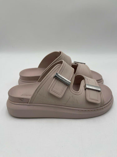 Alexander McQueen Hybrid rubber slide sandals in the 'Tea Rose' Size 39 Alexander McQueen