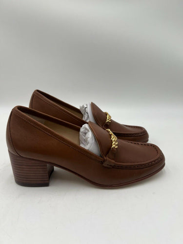 Lauren Ralph Lauren Winslet Polo Tan Chain Loafer Pump Womens SIZE 7 B Lauren Ralph Lauren